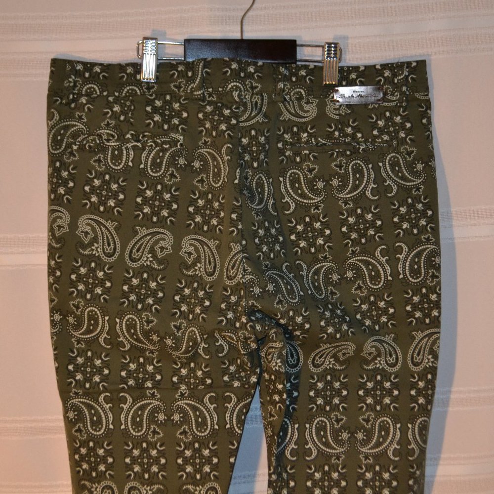 Daniele Alessandrini men's paisley pantd 32-31